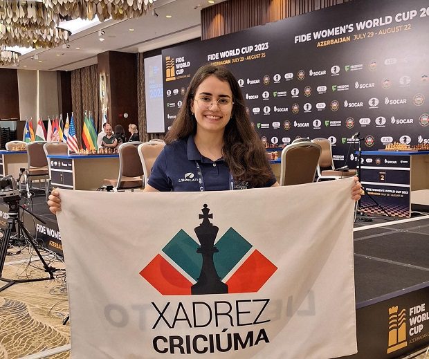 Kathiê Librelato é convocada para a 44ª Olimpíada de Xadrez em